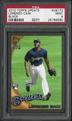 Lorenzo Cain [Black] #US173 Baseball Cards 2010 Topps Update Prices