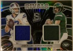 Josh Allen / Aaron Rodgers [Hyper] #13 Football Cards 2023 Panini Spectra Rivals Prices