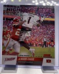 Ja'Marr Chase [Pink] Football Cards 2022 Panini Prestige Highlight Reel Prices