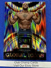 Ciryl Gane [Flash] #29 Ufc Cards 2023 Panini Select UFC Global Icons Prices
