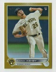 Aaron Ashby [Gold Foil] Baseball Cards 2022 Topps Prices