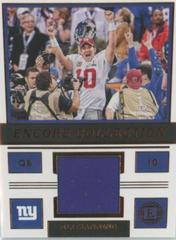 Eli Manning #EC-6 Football Cards 2022 Panini Encased Encore Collection Prices