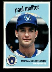 Paul Molitor [Hand Cut] Baseball Cards 1989 Baseball Cards Magazine Repli Prices