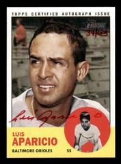 Luis Aparicio [Red Ink] #ROALA Baseball Cards 2012 Topps Heritage Real One Autographs Prices