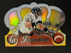 Junior Seau [Gold Holofoil] Football Cards 1997 Pacific Crown Royale Prices