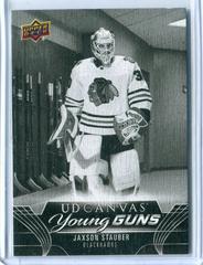 Jaxson Stauber [Black & White] Hockey Cards 2023 Upper Deck UD Canvas Prices