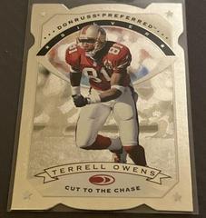 Terrell Owens [Cut to the Chase] #23 Football Cards 1997 Panini Donruss Preferred Prices