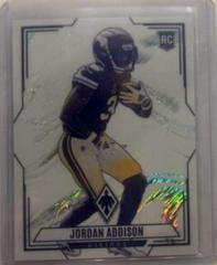 Jordan Addison [White Shimmer] #CON-14 Football Cards 2023 Panini Phoenix Contours Prices