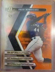 Julio Rodriguez [Orange] #PPF-20 Baseball Cards 2022 Bowman Platinum Portfolios Prices