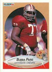 Bubba Paris #11 Football Cards 1990 Fleer Prices