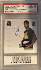 Stefon Diggs #ND-SD Football Cards 2015 Panini Prestige Next Day Autographs Prices