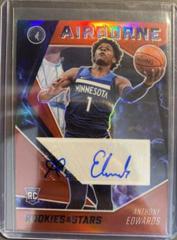 Anthony Edwards [Red] Basketball Cards 2020 Panini Chronicles Airborne Signatures Prices