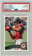 Julio Jones [Ball at Chest Autograph] #350 Football Cards 2011 Topps Prices