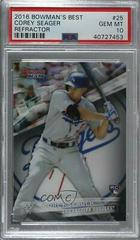 Corey Seager [Refractor] #25 Baseball Cards 2016 Bowman's Best Prices