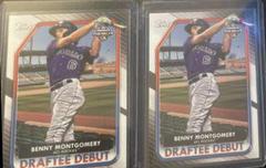 Benny Montgomery #DB-7 Baseball Cards 2022 Topps Pro Debut Draftee Debuts Prices