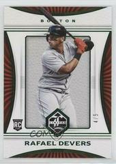 Rafael Devers [Emerald] #6 Baseball Cards 2018 Panini Chronicles Limited Prices