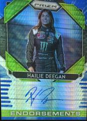 Hailie Deegan [Carolina Blue Hyper] #E-HD Racing Cards 2020 Panini Prizm Nascar Endorsements Autographs Prices
