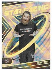 Sami Zayn [Galactic] #12 Wrestling Cards 2023 Panini Revolution WWE Star Gazing Prices