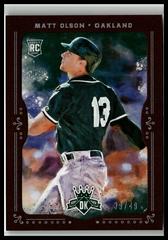 Matt Olson [Framed Brown] #161 Baseball Cards 2017 Panini Diamond Kings Prices