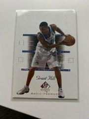 Grant Hill Basketball Cards 2001 SP Authentic Prices