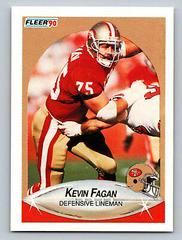 Kevin Fagan #6 Football Cards 1990 Fleer Prices