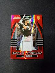 Jake Burger [Spectrum Red] #ARM-JB Baseball Cards 2022 Panini Absolute Rookie Materials Prices