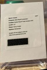 Kenny Pickett [SP Variation Autograph Playoff Ticket] #127V Football Cards 2022 Panini Contenders Prices