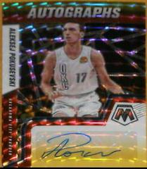 Aleksej Pokusevski [Choice Red Yellow] Basketball Cards 2021 Panini Mosaic Autographs Prices