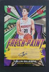 Collin Gillespie [Ruby] #FP-CGD Basketball Cards 2022 Panini Court Kings Fresh Paint Autographs Prices