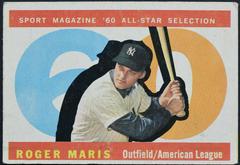 Roger Maris [All Star] #565 Baseball Cards 1960 Topps Prices