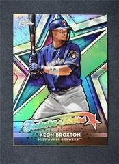 Keon Broxton [Orange Refractor] #FS-18 Baseball Cards 2018 Topps Chrome Future Stars Prices
