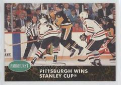 Pittsburgh Wins Stanley Cup #461 Hockey Cards 1991 Parkhurst Prices