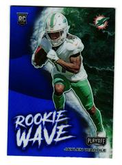 Jaylen Waddle [Blue] #RW-JWA Football Cards 2021 Panini Playoff Rookie Wave Prices