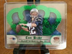 Tom Brady [Green] #52 Football Cards 2012 Panini Crown Royale Prices