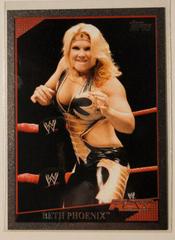 Beth Phoenix [Black] #51 Wrestling Cards 2009 Topps WWE Prices