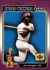 Joe Morgan #161 Baseball Cards 2001 Upper Deck Decade 1970's Prices