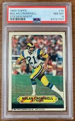 Nolan Cromwell Football Cards 1983 Topps Stickers Insert Prices
