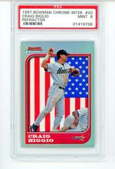 Craig Biggio [Refractor] #20 Baseball Cards 1997 Bowman Chrome International Prices