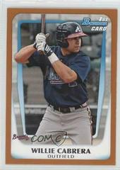 Willie Cabrera #BP62 Baseball Cards 2011 Bowman Prospects Prices