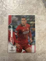 Virgil van Dijk [Red Wave Refractor] #50 Soccer Cards 2019 Topps Chrome UEFA Champions League Prices