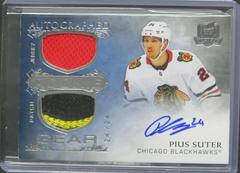 Pius Suter [Gold Autograph Patch] #158 Hockey Cards 2020 Upper Deck The Cup Prices