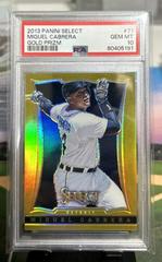 Miguel Cabrera [Gold Prizm] Baseball Cards 2013 Panini Select Prices