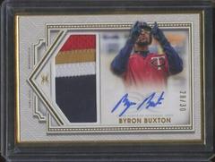 Byron Buxton #FAC-BUX Baseball Cards 2022 Topps Definitive Framed Autograph Patch Collection Prices