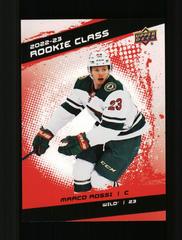 Marco Rossi [Red] Hockey Cards 2022 Upper Deck Rookie Class Prices