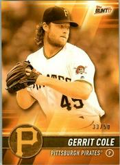 Gerrit Cole [Orange] #163 Baseball Cards 2017 Topps Bunt Prices
