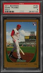 Mark Trumbo [Gold] #193 Baseball Cards 2011 Bowman Prices