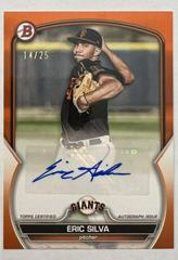 Eric Silva [Orange] Baseball Cards 2023 Bowman Paper Prospect Autographs Prices