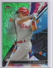 J. T. Realmuto [Green Speckle Refractor] #36 Baseball Cards 2021 Topps Finest Prices