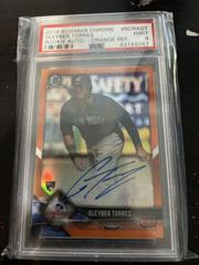 Gleyber Torres [Orange Refractor] #BCRA-GT Baseball Cards 2018 Bowman Chrome Rookie Autographs Prices