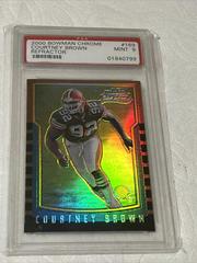 Courtney Brown [Refractor] #169 Football Cards 2000 Bowman Chrome Prices